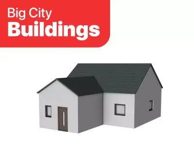 Big City Buildings - House 003 3D model