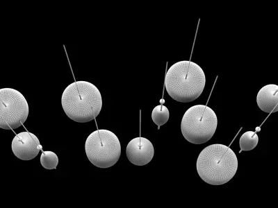 Flow T Chandelier 3D model