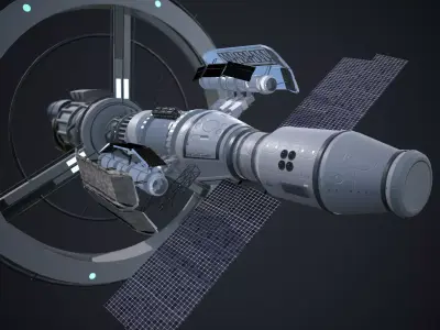 Scifi Spaceship 3D model