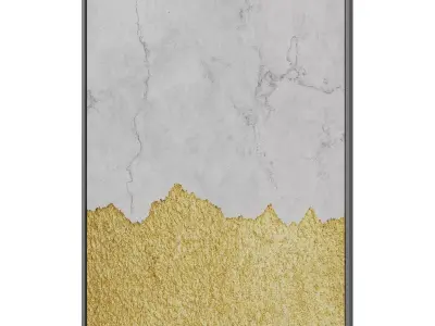 Abstract Painting Frame set 3D model 694