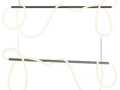 PROLED OPAL SHAPE Hanging lamp 3D model