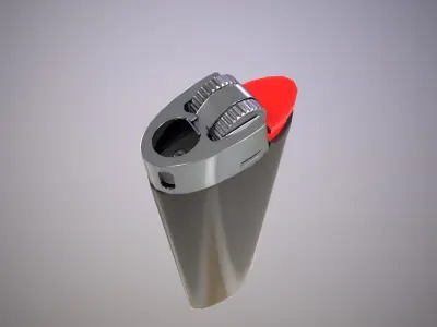 Game lighter Low-poly 3D model