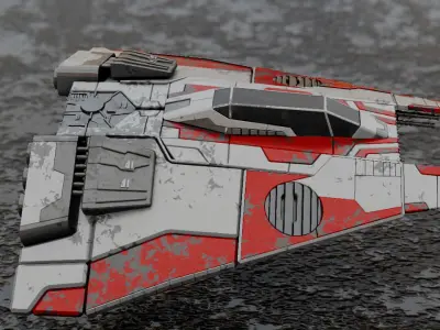 RC80 Fighter 3D model