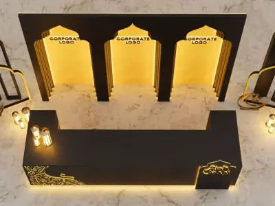 Ramadan Event Counter 3D model