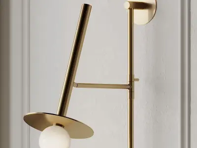 LUMINAIRE MURAL PIVOTANT NODES KC1031MBK Wall Sconce 3D model