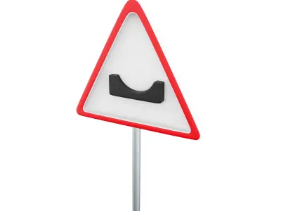 3d Pothole on the road 3D model