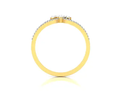Diamond Ring For Women 3d Print Model 3D print model 3