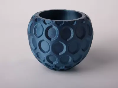 Oculia Vase Geometric Honeycomb Home Decor Free 3D print model