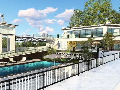 Game and Architectural Villa 3 3D model