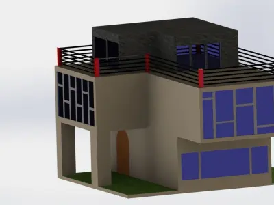 3D printable Villa 3D model