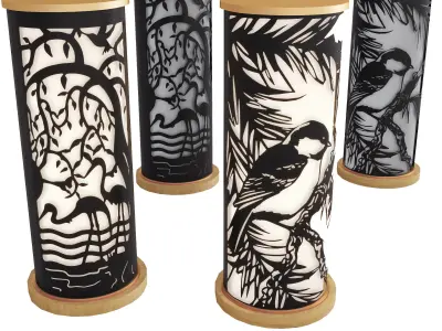 table lamp 2 3D model