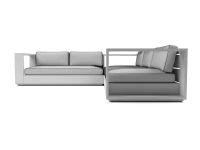 Harbour Outdoor - Hayman Sofa L-Shaped 3D model