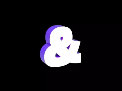 Led Light Sign letter Ampersand 3D print model