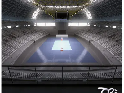 ST JORDI INDOOR PAVILION BCN 3D model