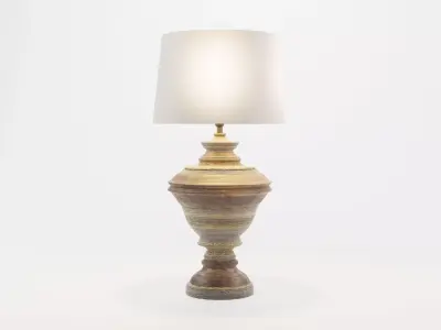 Wooden Lampshade 3D model