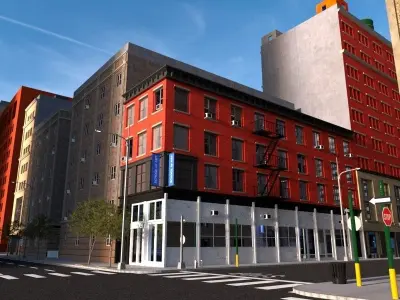 The City with 3D model