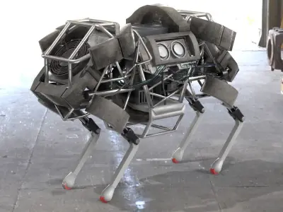WildCat Robot Boston Dynamics Low-poly 3D model