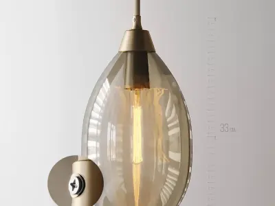 Amber Mini Pendant by Arteriors 3D model