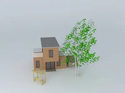 Very Small House Free 3D model