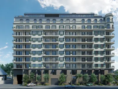 Residental Complex and Hotel 3D model