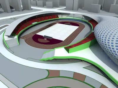 Stadium 3 3D model