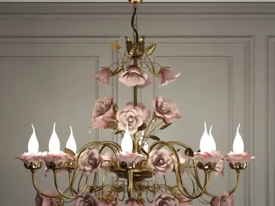 Chandlier Italy Export  3D model