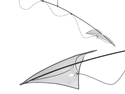 VELA 1 design for glass umbrella 3D model