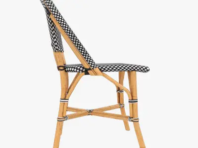 Patio Dining Side Chair 3D model