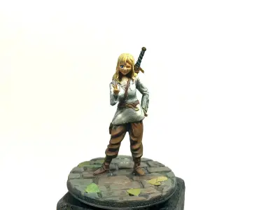 Ali - Rol Game Miniature 3D print model