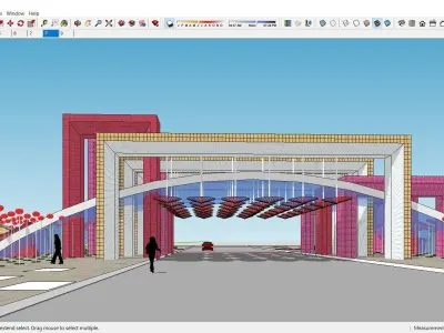 Sketchup Entrance B5 3D model