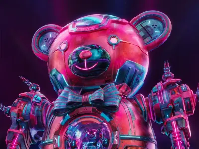 Teddy Boys Toy - Weekly Renders - DSZarts 3D model 3D model