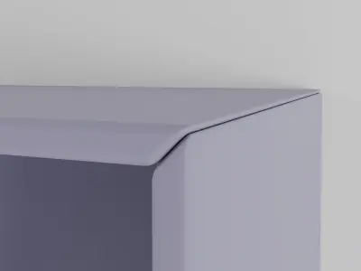 Wall Cabinet Low-poly 3D model