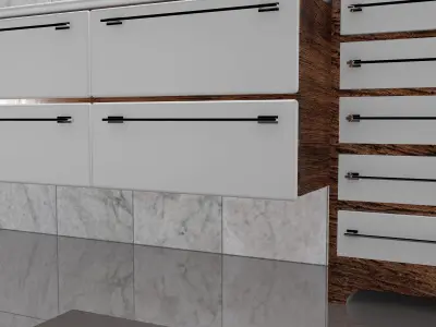 Bathroom Cabinet v2 - 4K 3D model