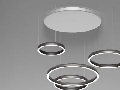 high-tech style lamp Free 3D model