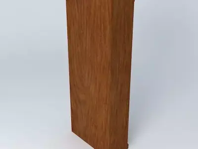 BookCase with two doors Free 3D model