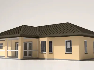 House-007 - Low Poly 3D model