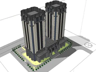 vacation spot-Resort-Fashion Leisure Hotel-0174 3D model
