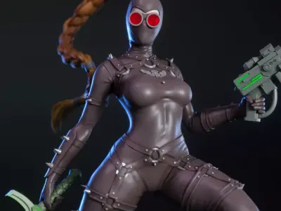 The Emerald Assassin  3D print model