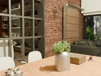 interior flat Free 3D model