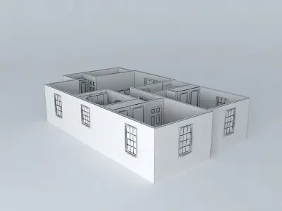 2 Bedroom Apartment Free 3D model