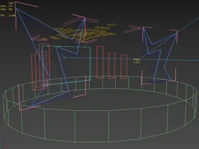 3DS Max 2014 Stage Concert 29 3D model