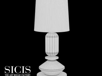 LESCOT TABLE LAMP 3D model