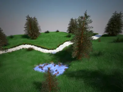 Landscape Model 01 3D model