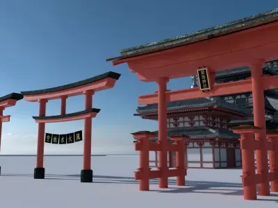 Japan Pack 3D model