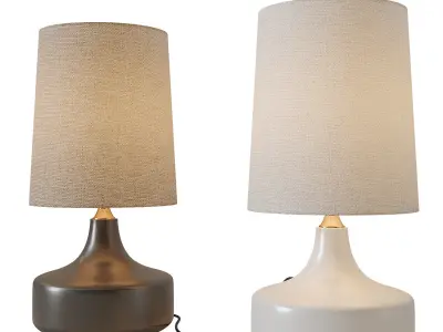 Nordic Bedside Table Lamp 3D model