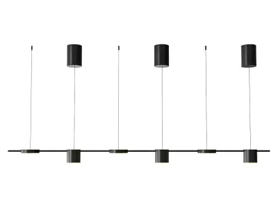Pendant lamp GrenGo by Romatti Black 3D model