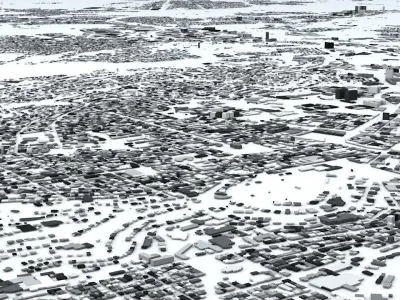 Stuttgart Streets and Buildings 3D model