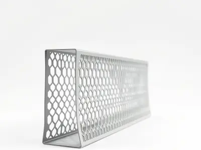 Metallic Honeycomb Mesh Structure Model Pack Low-poly 3D model