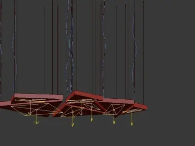 Triangle Ceiling Light by Forstlight  3D model