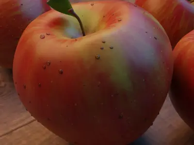 Apple fruit 3d model 3D model